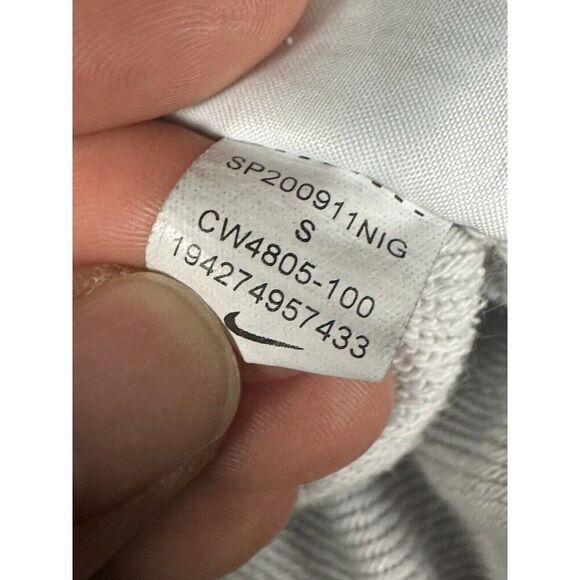 Nike Swoosh Organic Distortion Alumni Sweat Shorts Fleece CW4805-100 Men's Small - Picture 7 of 8